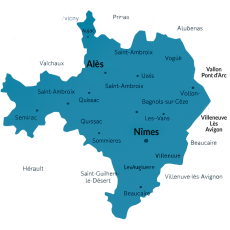 Carte du Gard